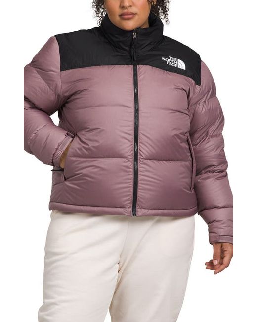 The North Face 1996 Retro Nuptse 700 Fill Power Down Packable Jacket Fawn Grey/Tnf Black