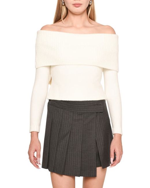 Wayf Nicole Off the Shoulder Sweater X-Small