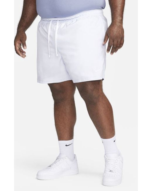 Nike Woven Lined Flow Shorts Football Grey/White