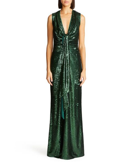 H Halston Magdalena Sequin Gown