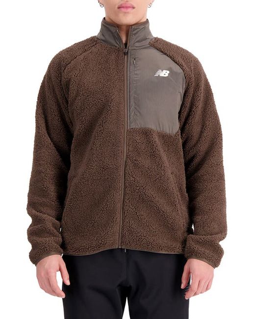 New Balance Q Speed Faux Shearling Jacket