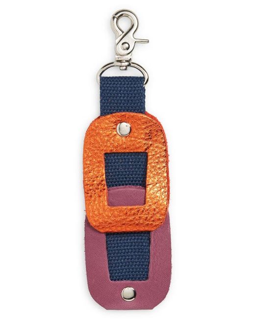 Sc103 Tackle Leather Link Key Chain