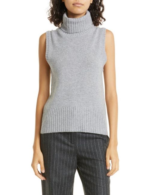 Veronica Beard Mazzy Sleeveless Cashmere Turtleneck Sweater X-Small