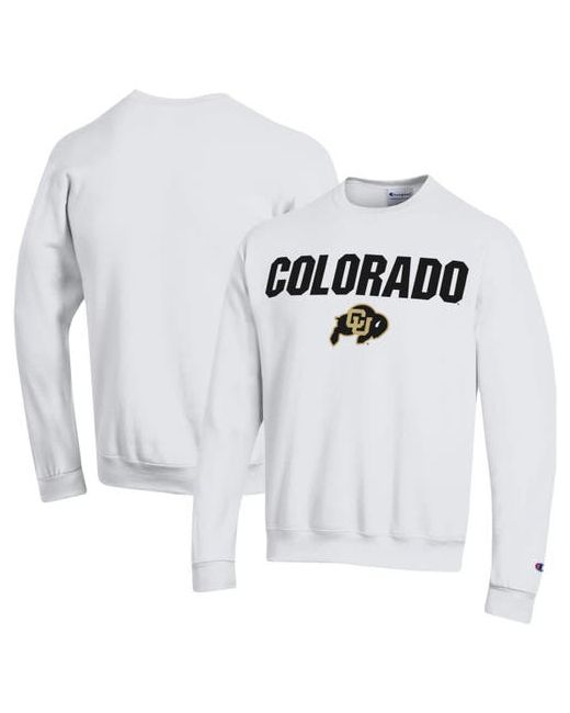 Champion Colorado Buffaloes Straight Over Logo Powerblend Pullover Sweatshirt Medium