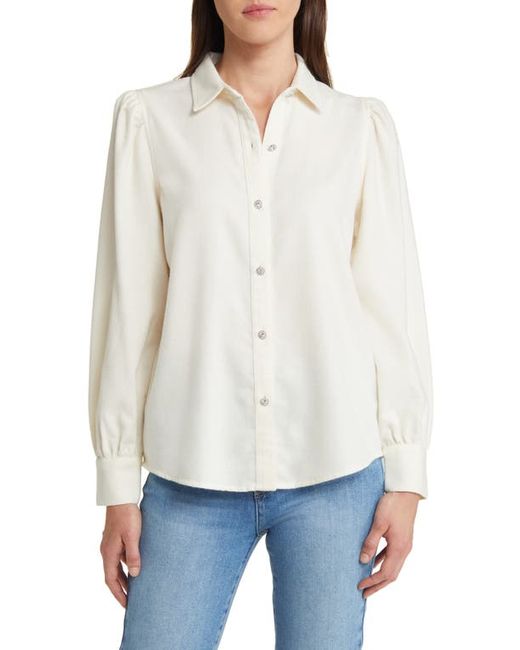 Rails Angelica Embellished Button-Up Shirt X-Small
