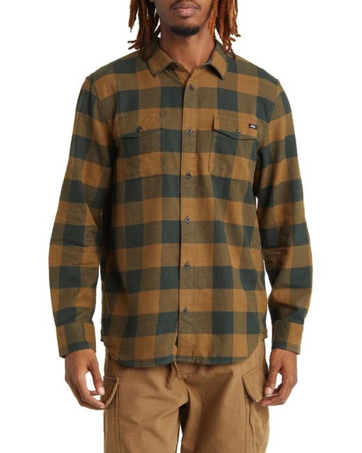 Vans Aliso Buffalo Plaid Flannel Button-Up Shirt Small
