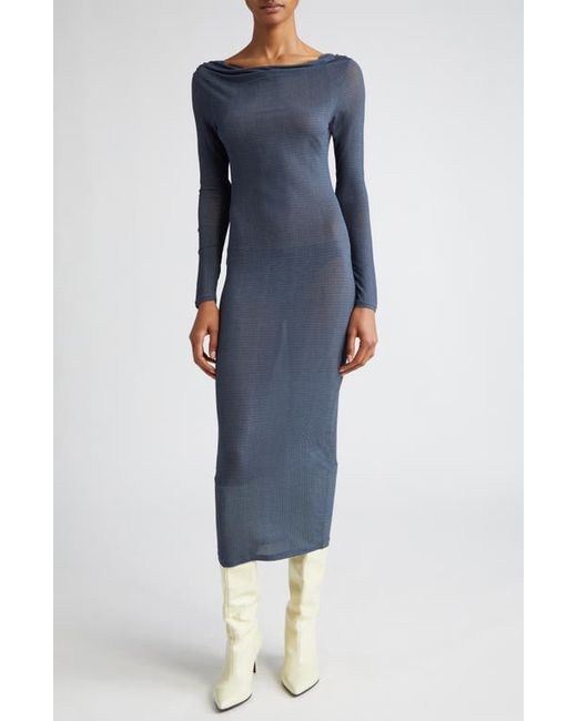 Paloma Wool Suarez Check Long Sleeve Dress X-Small