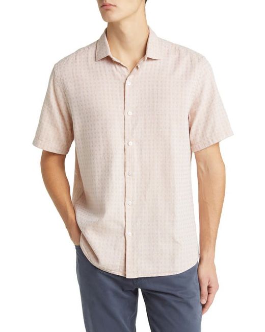 Robert Barakett Toston Short Sleeve Button-Up Shirt Small