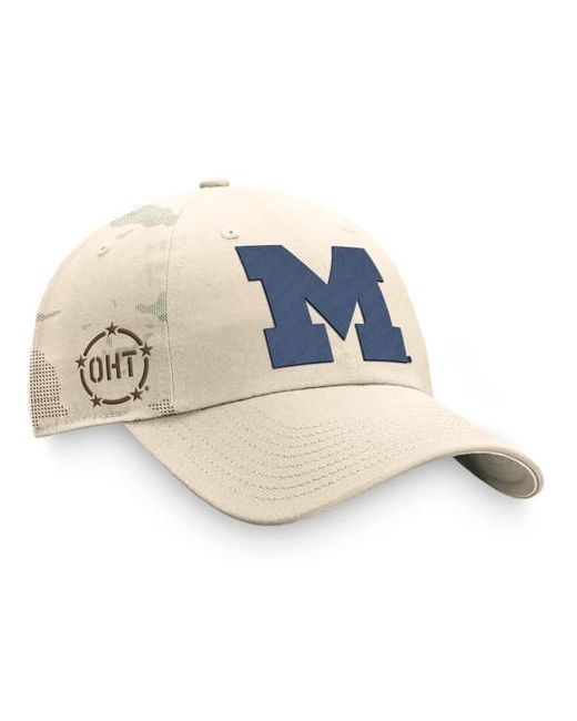 Top Of The World Michigan Wolverines OHT Military Appreciation Camo Dune Adjustable Hat