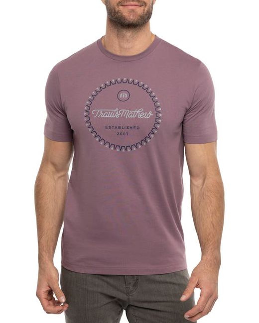 TravisMathew Stingray Swim Logo Cotton Graphic T-Shirt Small