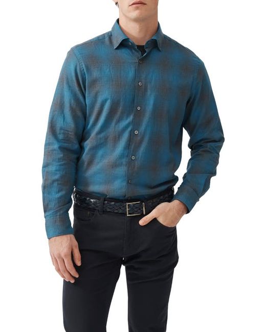 Rodd & Gunn Luxmore Plaid Cotton Button-Up Shirt Small