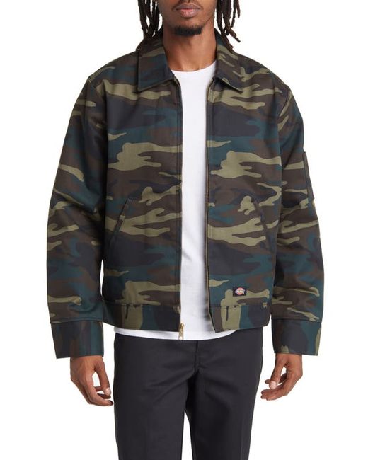 Dickies Eisenhower Camo Water Repellent Insulated Jacket Small