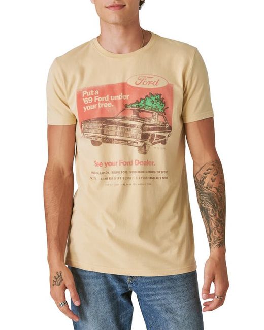Lucky Brand Ford Tree Graphic T-Shirt Small