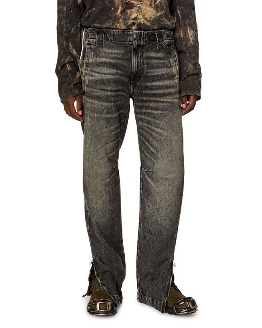 Diesel® DIESEL D-Gene Zip Cuff Straight Leg Jeans