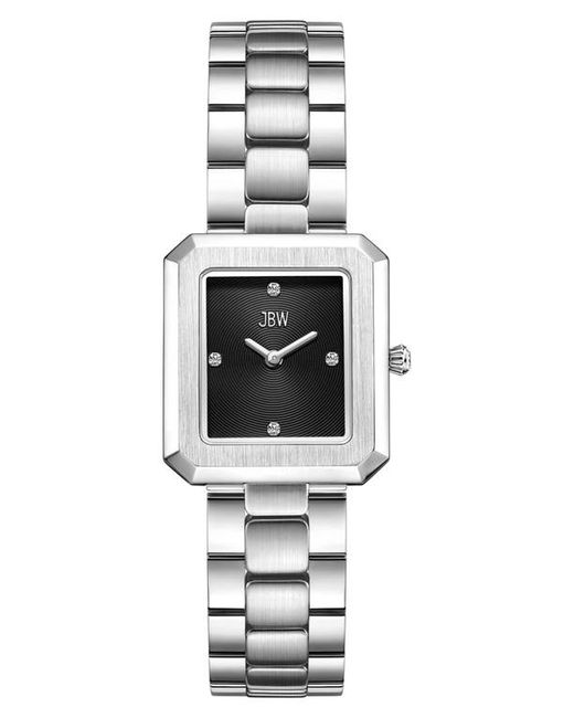 Jbw Arc Single Essential Lab Created Diamond Bracelet Watch 23mm