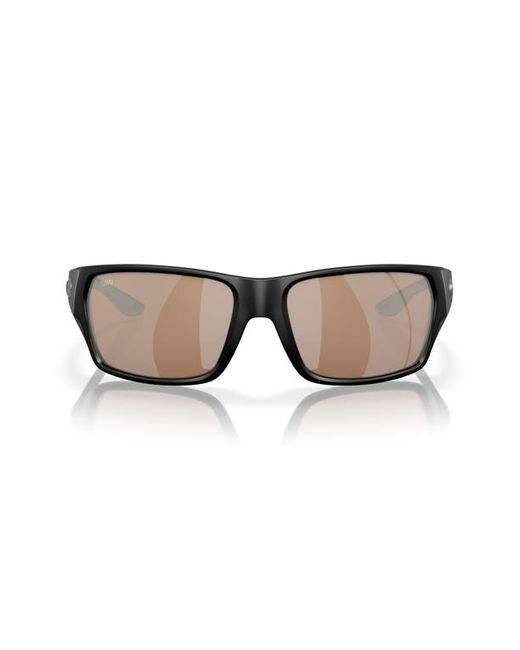 Costa Del Mar Tailfin 60mm Polarized Sunglasses Black