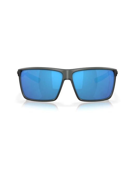 Costa Del Mar Rincon 63mm Polarized Oversize Rectangular Sunglasses
