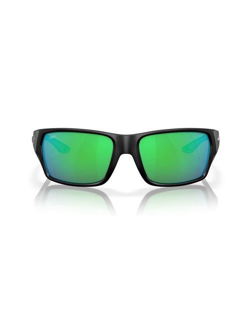 Costa Del Mar Tailfin 57mm Polarized Rectangular Sunglasses