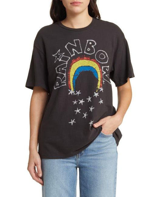 Re/Done 90s Easy Rainbow Cotton Graphic T-Shirt X-Small