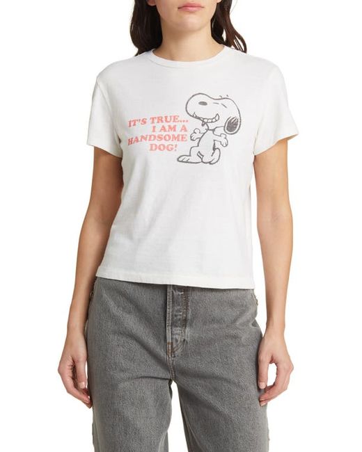 Re/Done Handsome Classic Snoopy Graphic T-Shirt X-Small