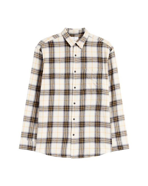 Bp. BP. Plaid Flannel Button-Up Shirt X-Small