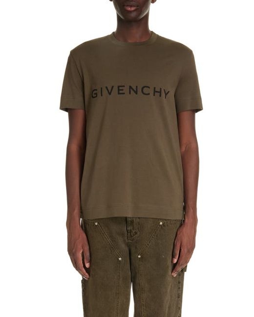 Givenchy Slim Fit Cotton Logo Tee Small