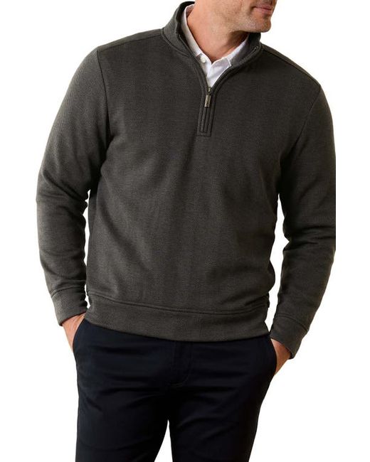 Tommy Bahama New Castle Chevron Quarter-Zip Pullover Sweater