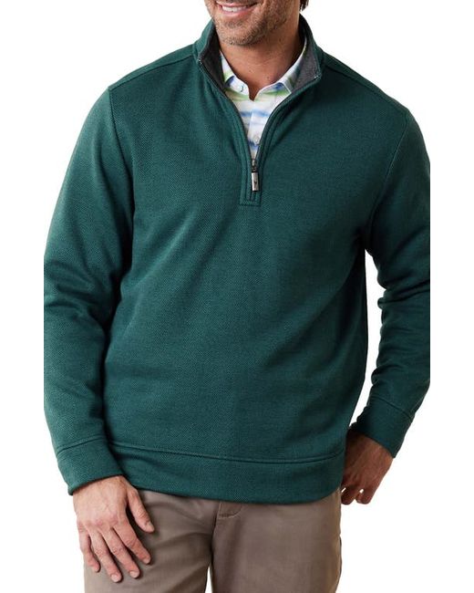 Tommy Bahama New Castle Chevron Quarter-Zip Pullover Sweater