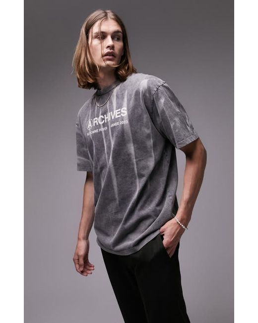 Topman Oversize Graphic T-Shirt