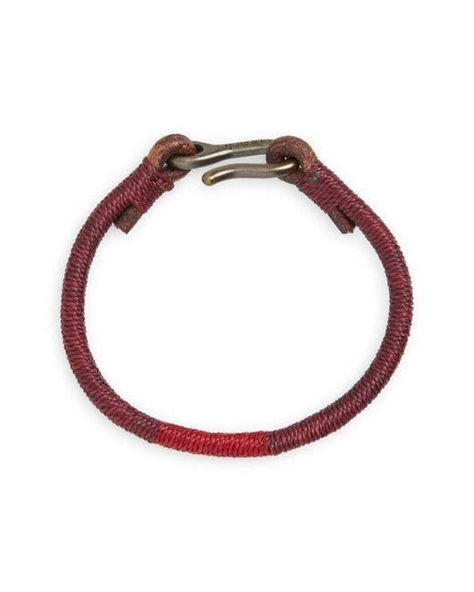 Caputo & Co. Caputo Co. Hand Wrapped Leather Bracelet