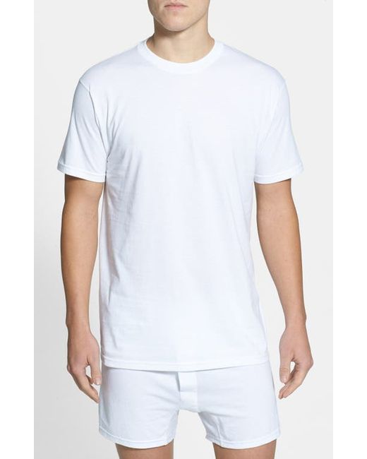 Nordstrom Regular Fit 4-Pack Supima Cotton T-Shirts Small