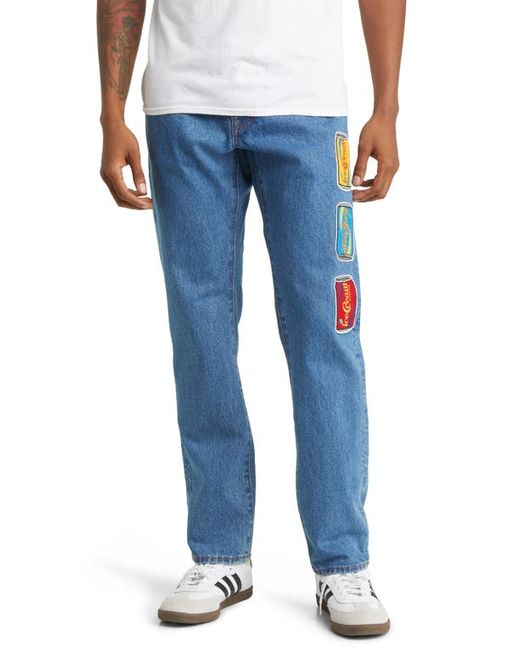 Icecream Fountain Patchwork Nonstretch Jeans