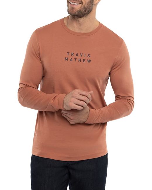 TravisMathew Smoky Taste Long Sleeve Graphic T-Shirt Small