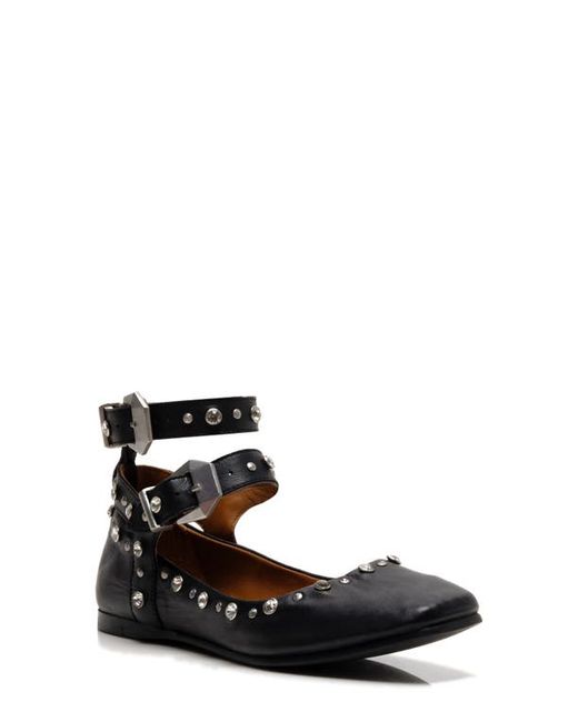 Free People Mystic Diamante Ankle Strap Flat