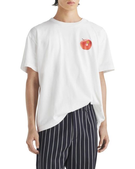 Rag & Bone RBNY Apple Graphic T-Shirt Small