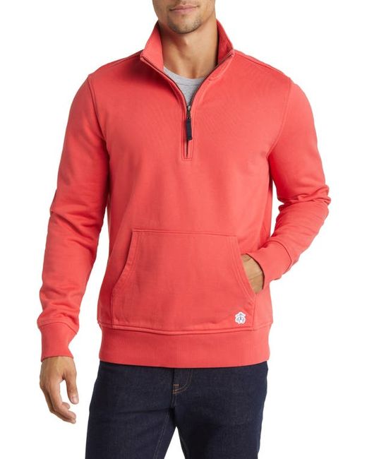 Brooks Brothers French Terry Half Zip Pullover Small