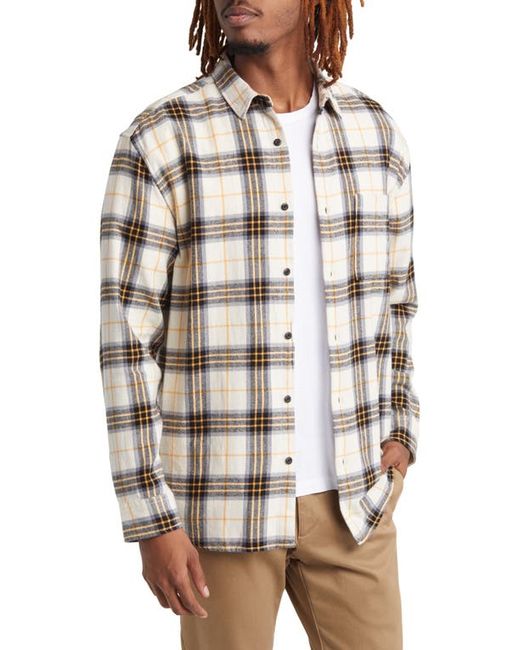 Bp. BP. Plaid Flannel Button-Up Shirt Xx-Small