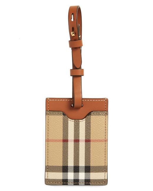Burberry Archive Check Luggage Tag