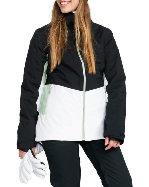 Roxy Peakside Waterproof Hooded Snow Jacket X-Small