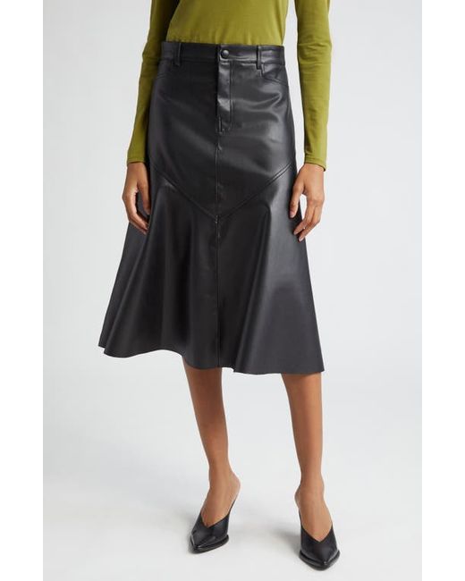 Proenza Schouler Jesse A-Line Faux Leather Skirt
