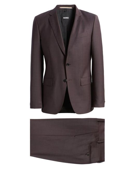 Boss Huge Stretch Wool Blend Suit Short