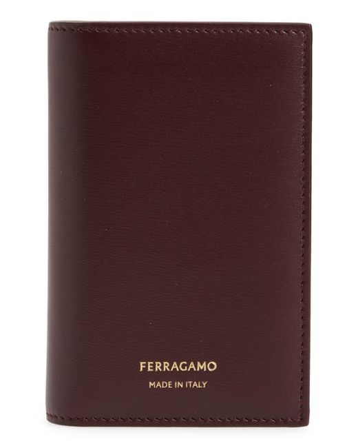 Ferragamo Classic Leather Passport Wallet