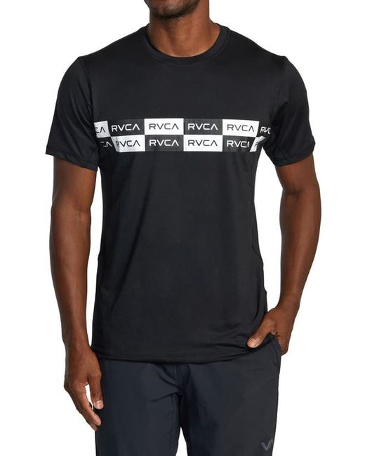 Rvca Sport Vent Logo T-Shirt Black