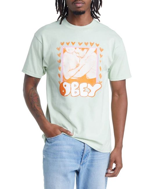 Obey Wrestler Graphic T-Shirt Small