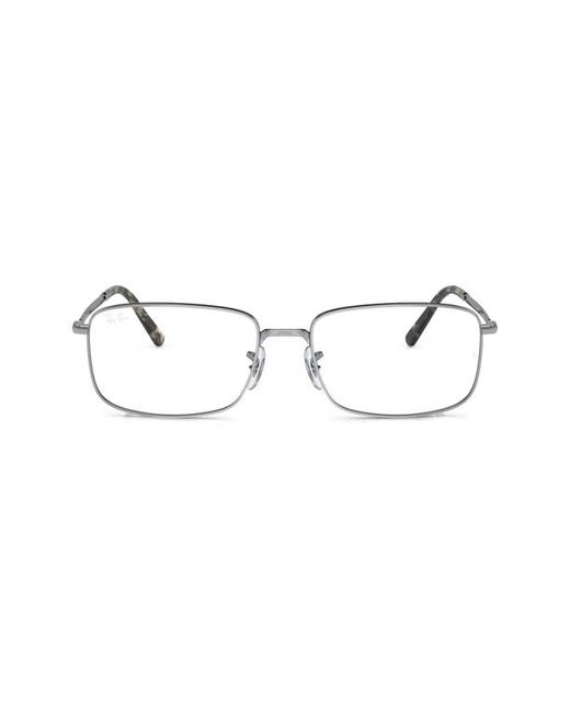 Ray-Ban 54mm Rectangular Optical Glasses
