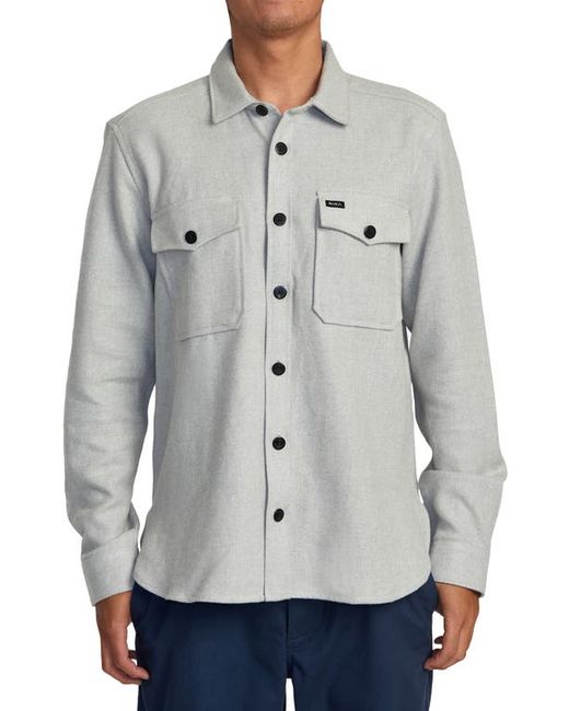 Rvca Check Flannel Button-Up Shirt X-Large
