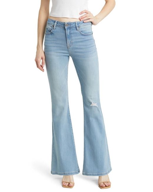 Hidden Jeans Distressed Flare Jeans