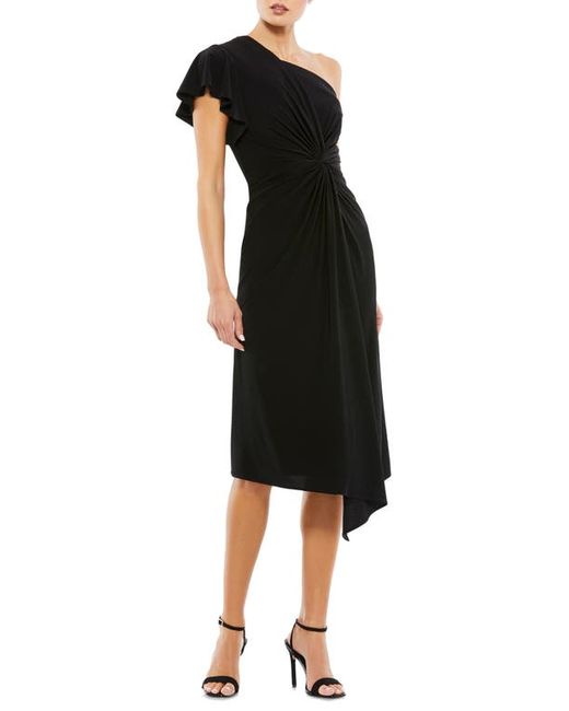 Mac Duggal One-Shoulder Asymmetric Cocktail Dress