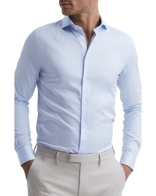 Reiss Storm Slim Fit Button-Up Shirt Small