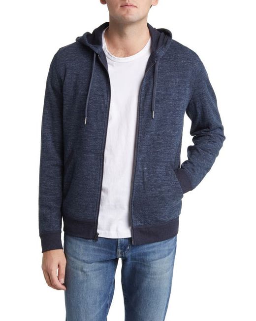 Faherty Double Knit Zip Hoodie Small